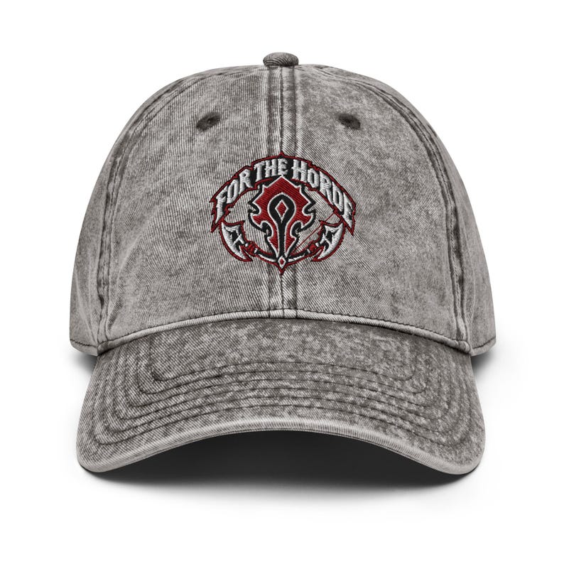 For the Horde Embroidered Hat | World of Warcraft Cap