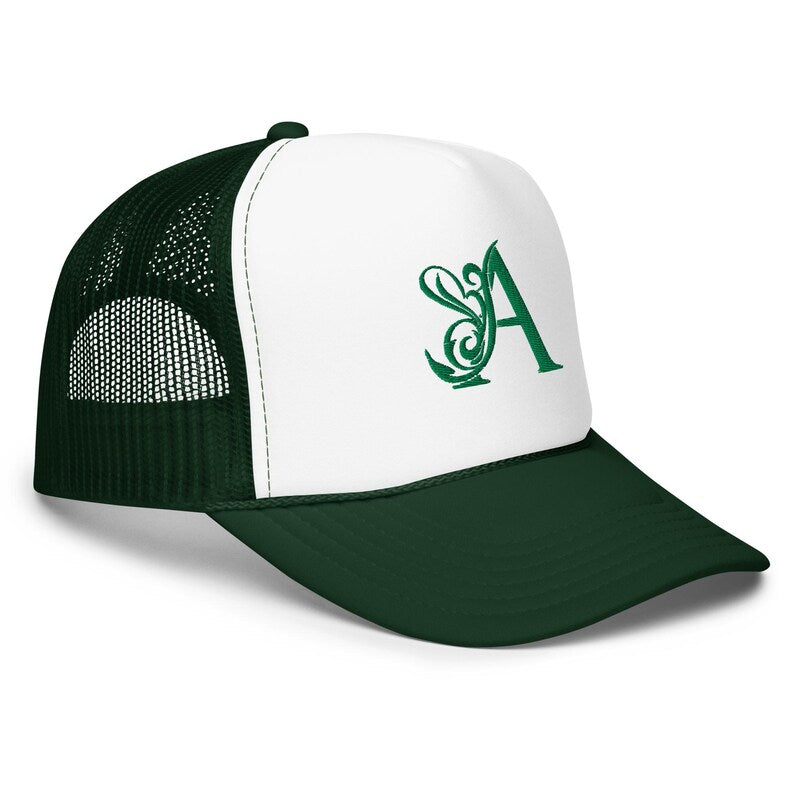 Custom Monogrammed Trucker Hat | Personalized Initials for Stylish Corporate Gifts