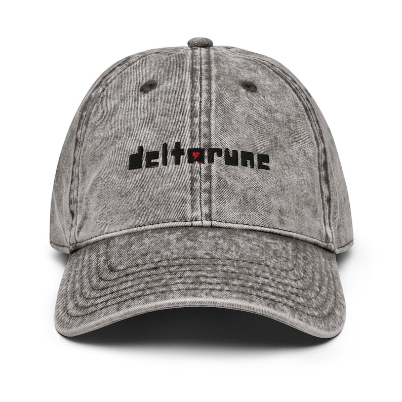 Deltarune Embroidered Vintage Cap