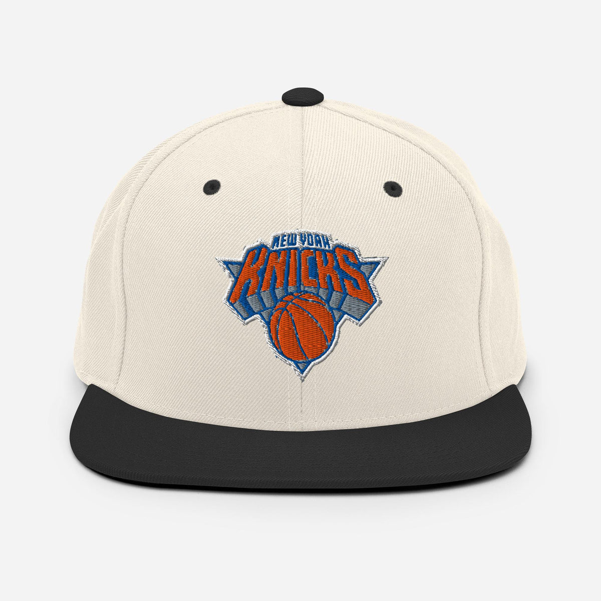 NY Knicks Embroidered Snapback Hat – product view 3
