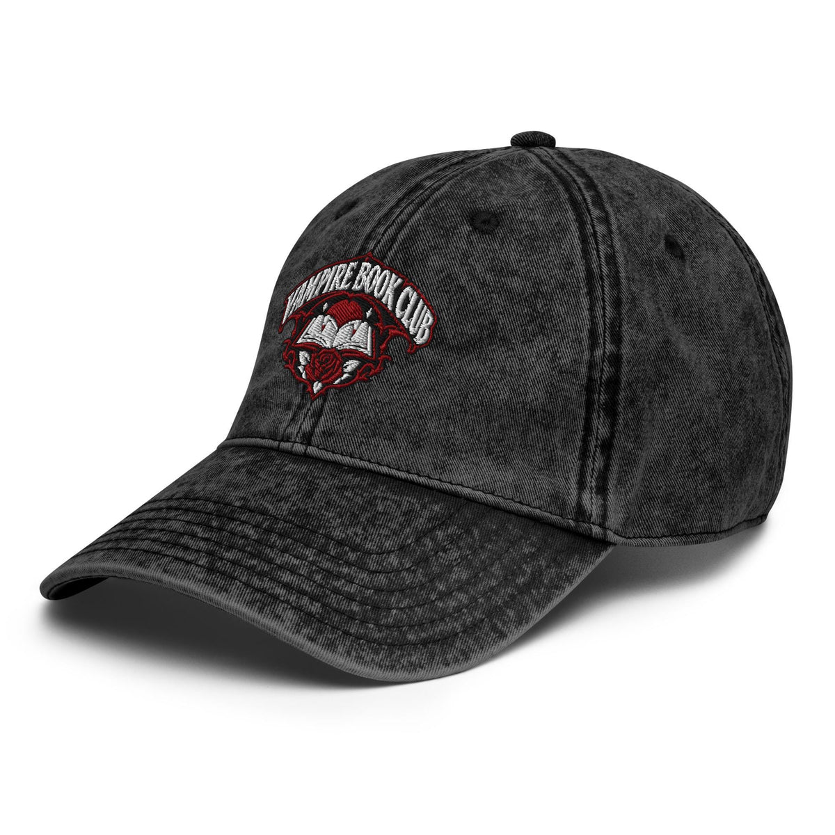 Vampire Book Club Embroidered Hat – product view 2