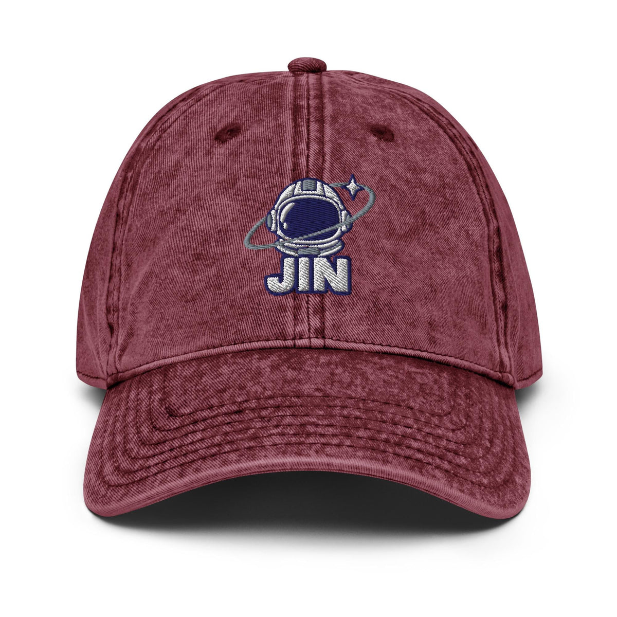 Jin Astronaut BTS Embroidered Hat – listing photo 2