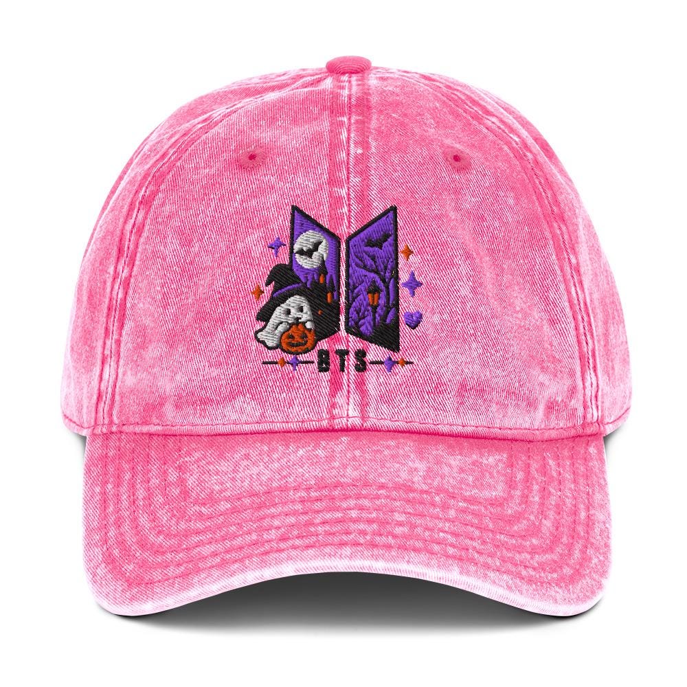 BTS X Halloween Embroidered Vintage Cap – listing photo 8