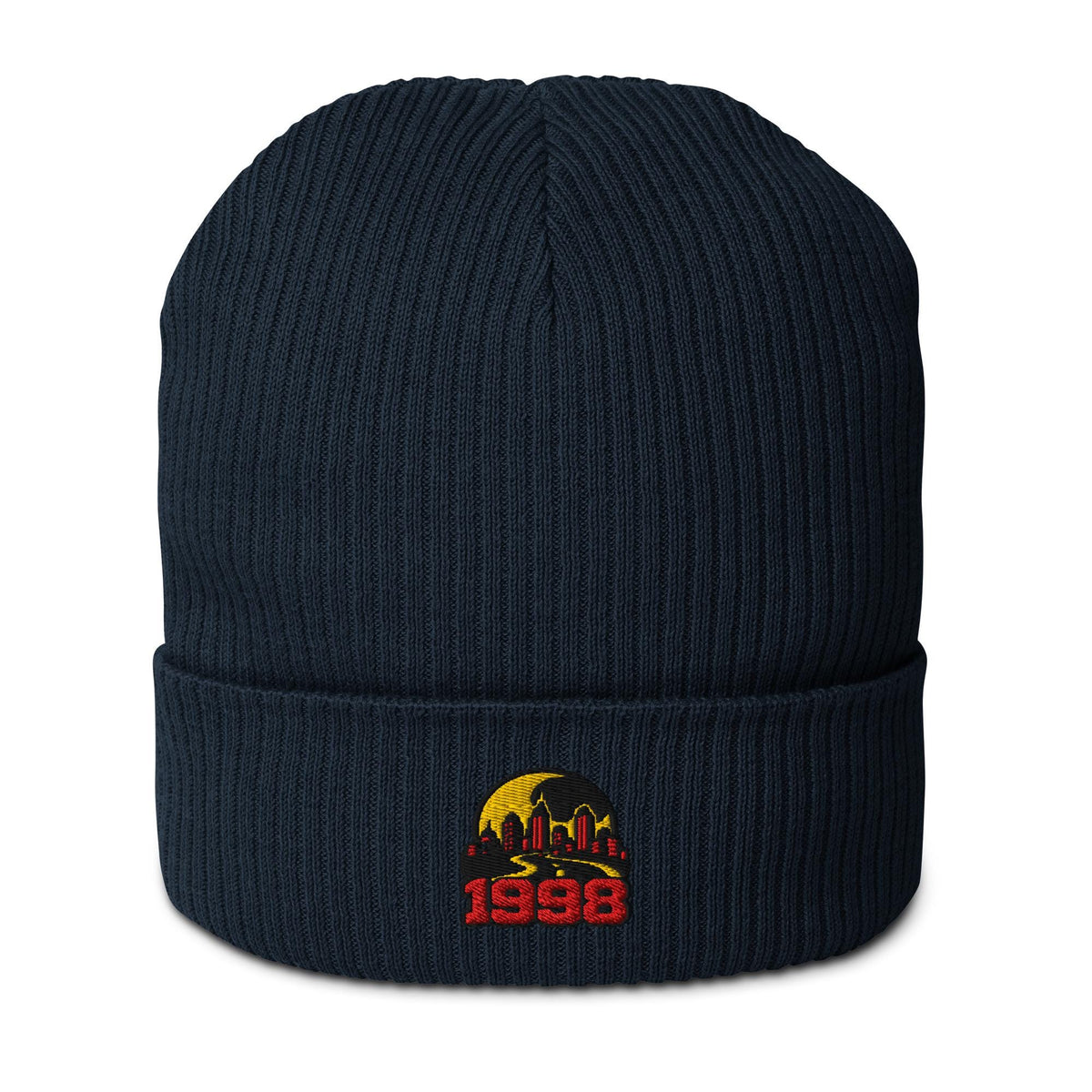 Raccoon City 1998 Embroidered Organic ribbed beanie – listing photo 7