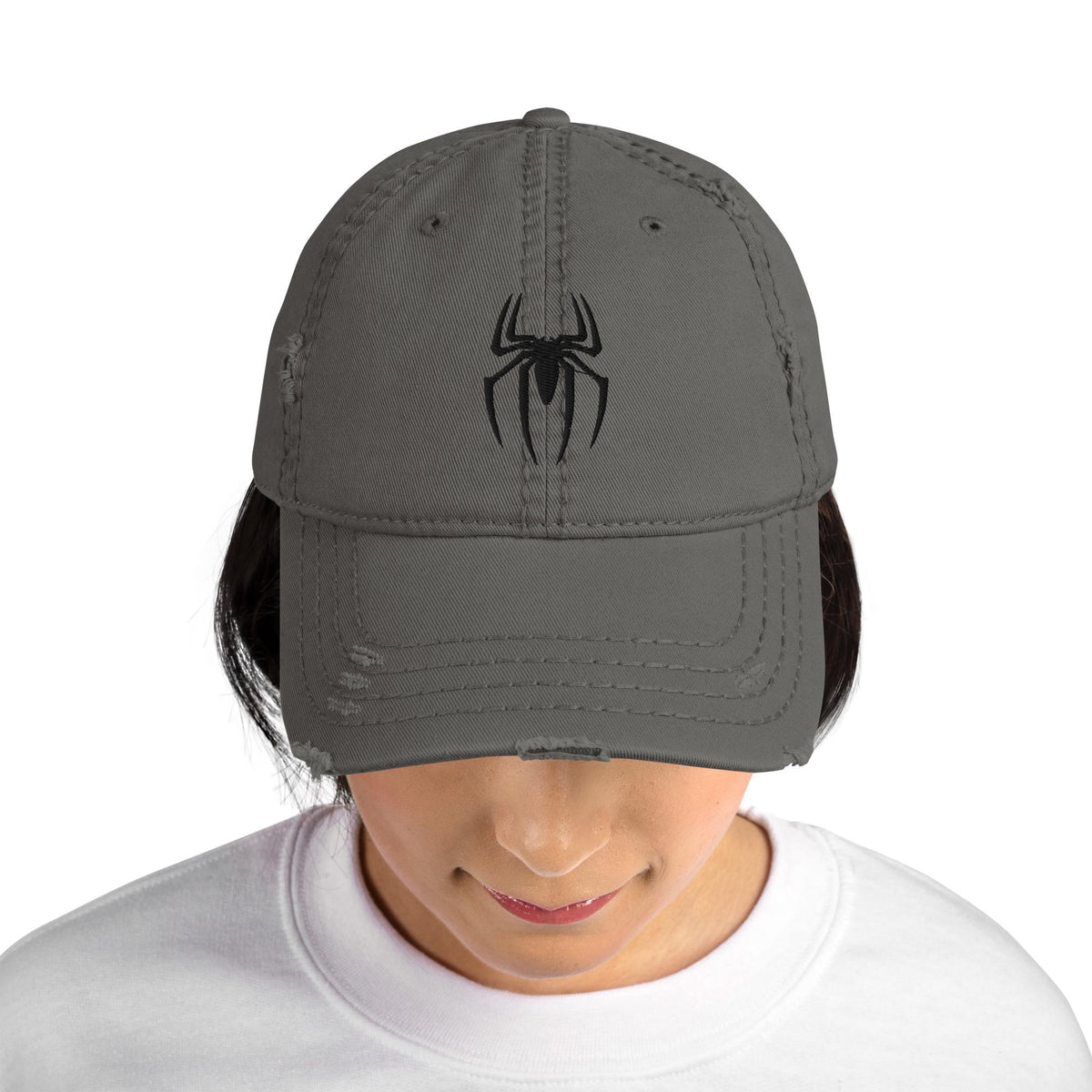 Spider Embroidered Dad Cap – listing photo 5