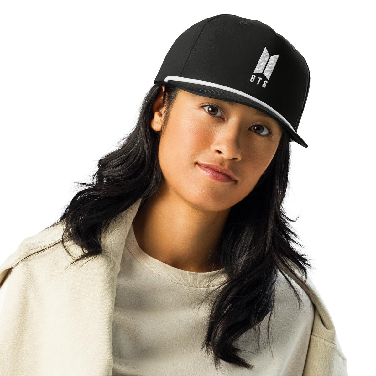 KPOP Logo Design BTS Embroidered rope cap – listing photo 7