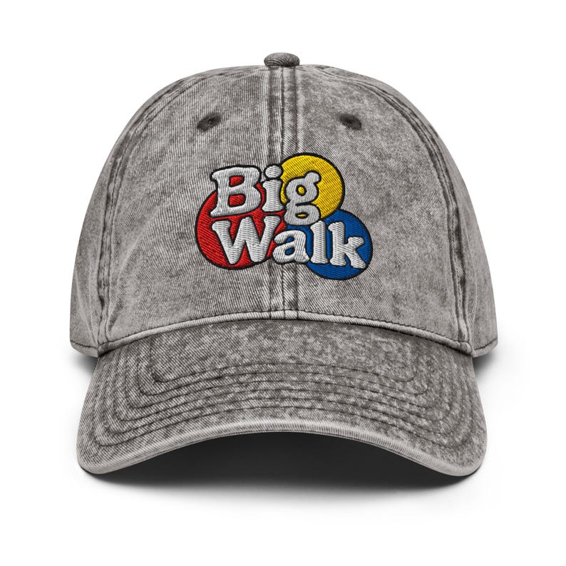 Big Walk Embroidered Vintage Cap