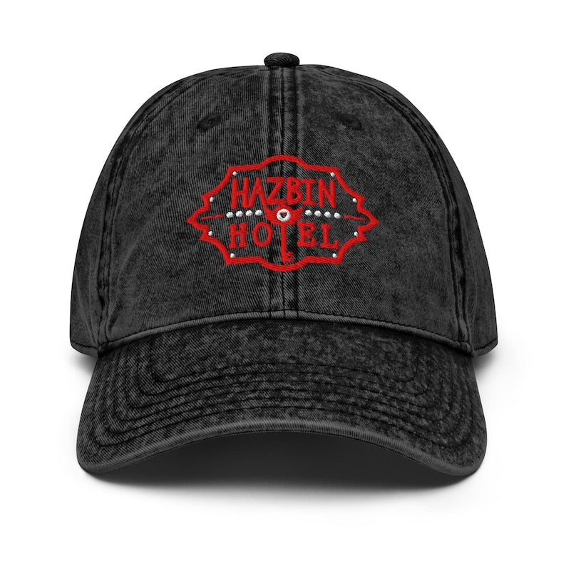 Hazbin Hotel Embroidered Vintage Cap