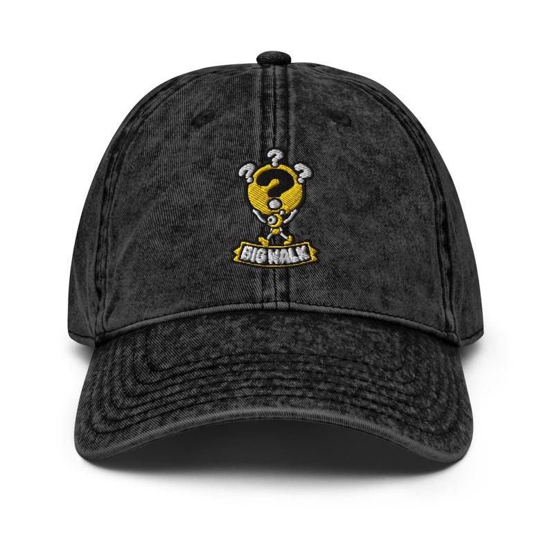 Big Golden Head Embroidered Hat | Big Walk Game Cap