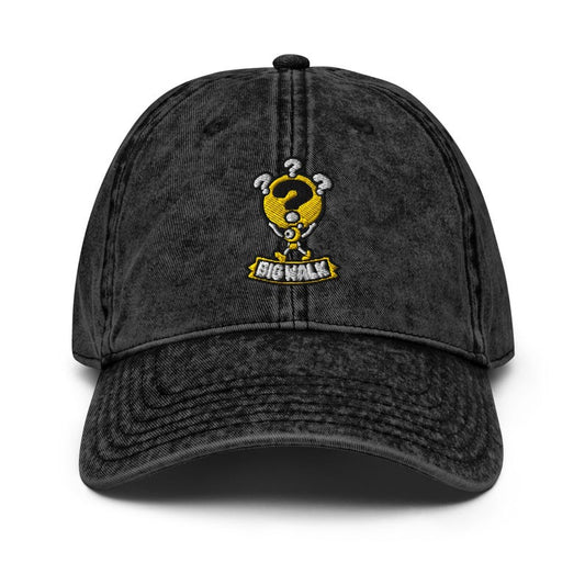 Big Golden Head Embroidered Hat | Big Walk Game Cap