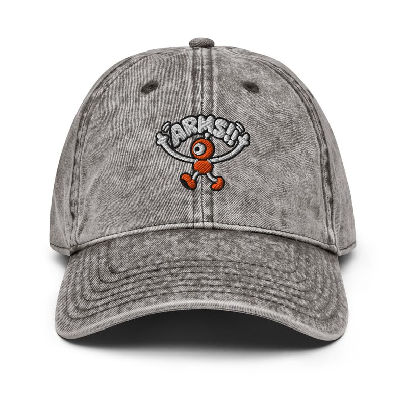 Big Walk Arms Embroidered Hat | Point Wave Flail Game Cap