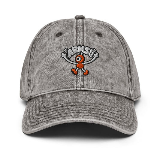 Big Walk Arms Embroidered Hat | Point Wave Flail Game Cap