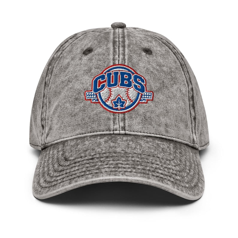Cubs Baseball Embroidered Hat | Chicago Fan Cap