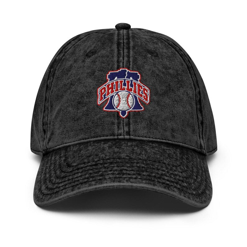 Phillies Baseball Embroidered Hat | Philadelphia Fan Cap