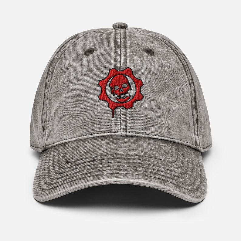 Gears of War Embroidered Vintage Cap