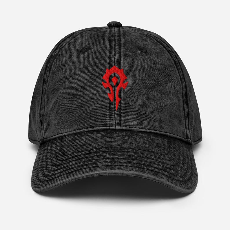 World of Warcraft Embroidered Vintage Cap