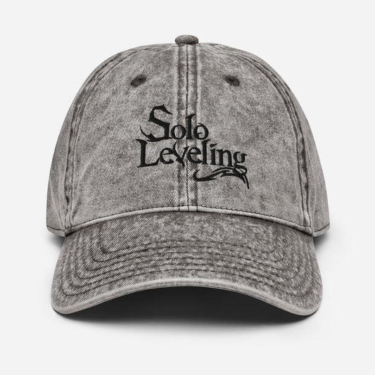 Solo Leveling Embroidered Vintage Cap