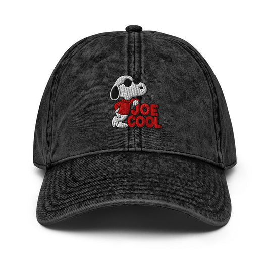 Snoopy Joe Cool Embroidered Hat: Classic Cartoon Style, Casual Everyday Wear