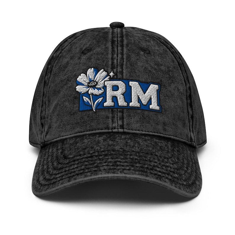 RM Wild Flower BTS Embroidered Hat