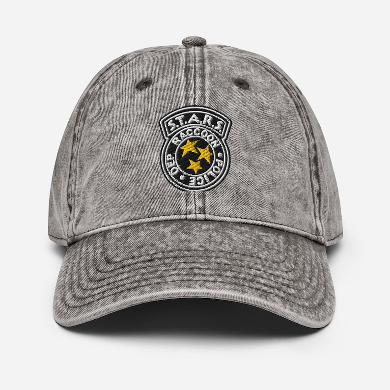 Resident Evil STARS RPD Embroidered Vintage Cap