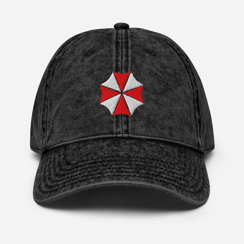 Embroidered Resident Evil Umbrella Cap | Survival Horror Gamer Gift