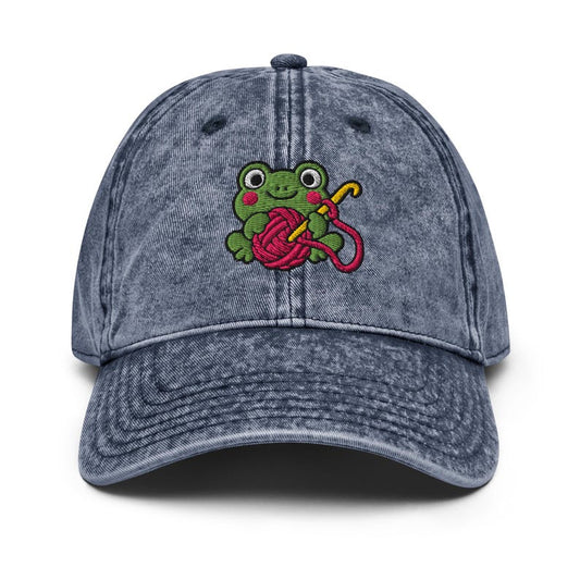 Frogging Crochet Hat