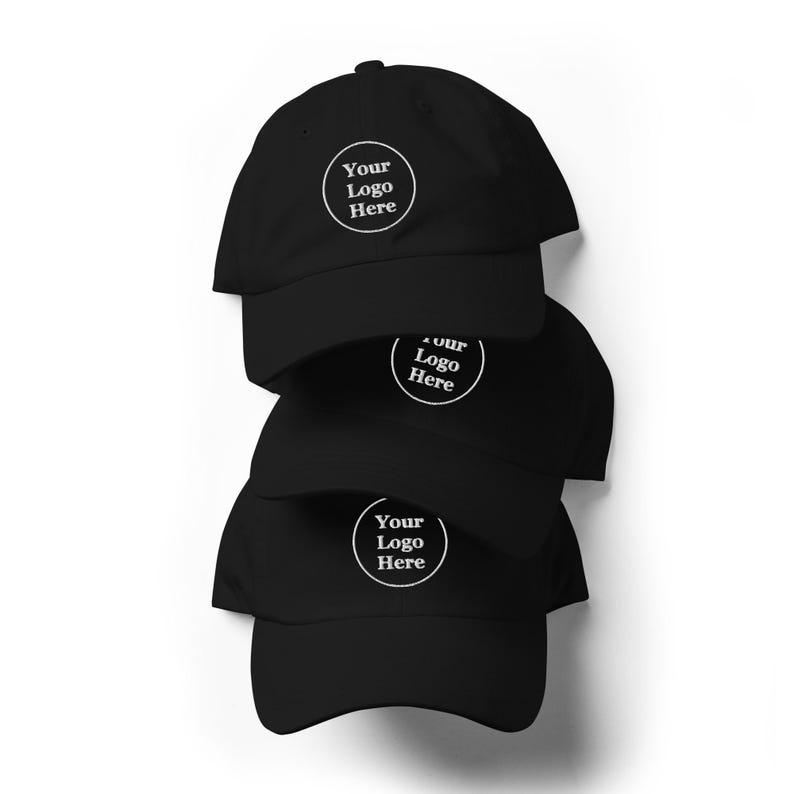 Custom Embroidered Logo Dad Hat | Bulk Corporate Gifts & Promotional Company Apparel