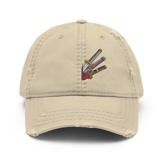 Anime Swords Embroidered Dad Hat | Japanese Streetwear Cap