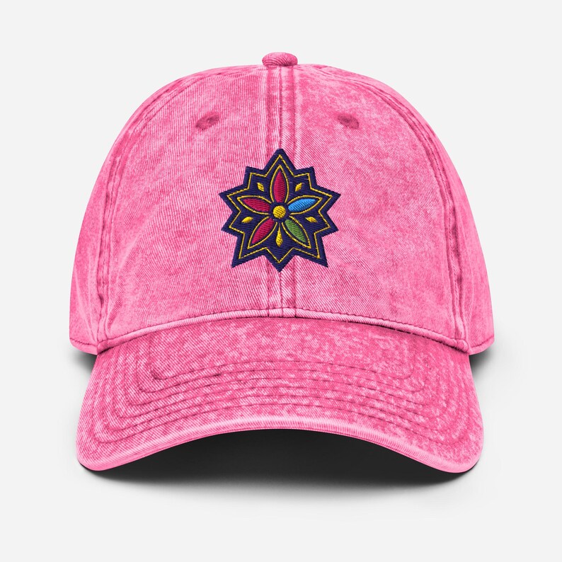 Rumi Patch Embroidered Vintage Cap
