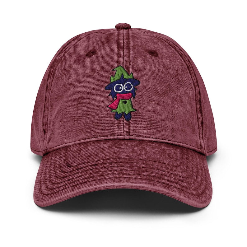 Ralsei Deltarune Hat, Embroidered Gaming Cap, Video Game Gift