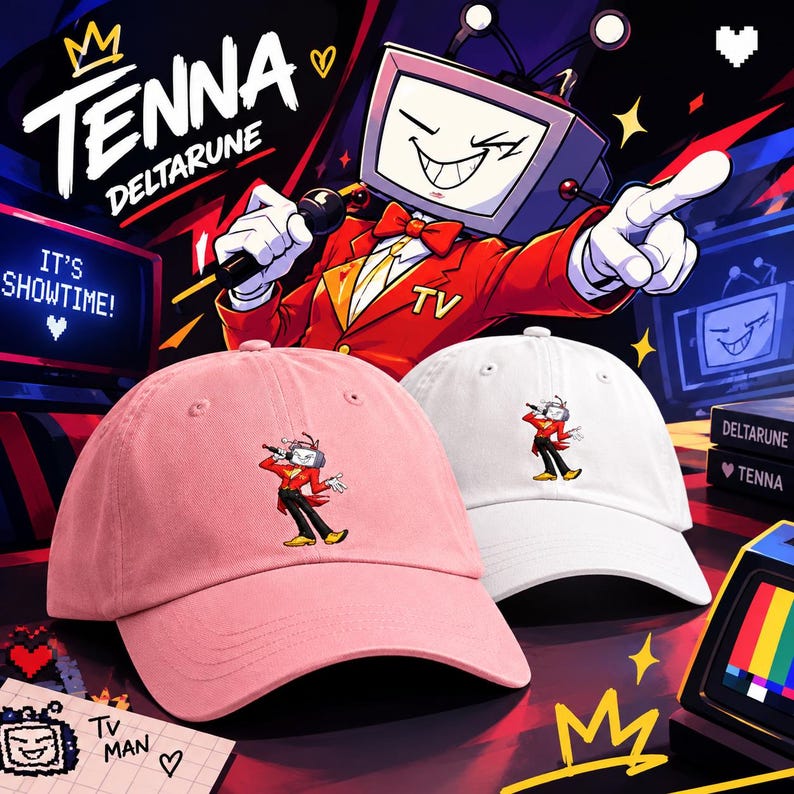 Tenna Deltarrune Dad Hat | Unique Gaming Cap, deltarune merch