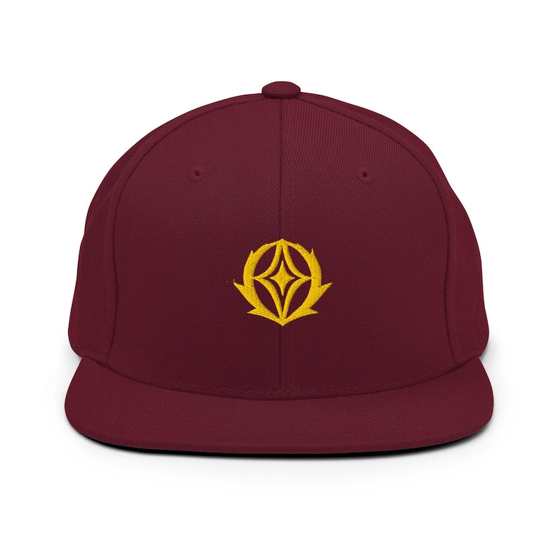 Gold Ship-Inspired Snapback Hat | Unofficial Uma Musume Anime Fan Gift