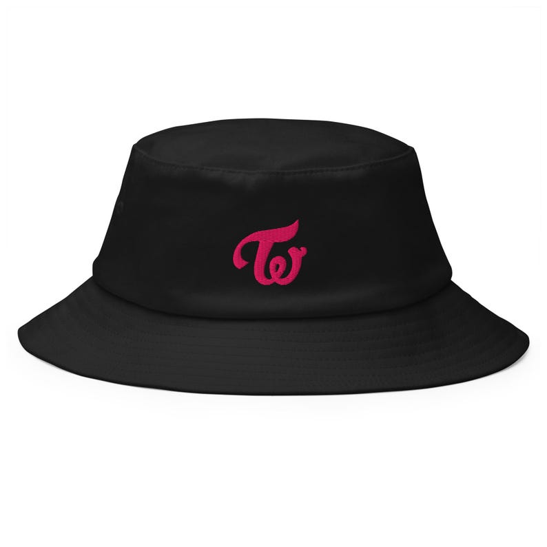 twice merch Inspired Logo Embroidered Old School Bucket Hat