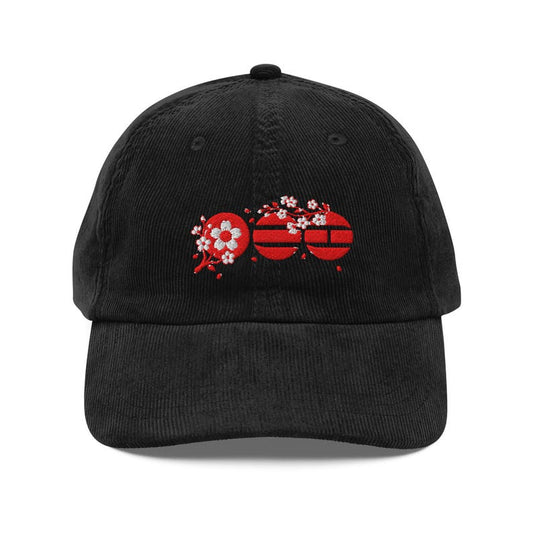 Arirang BTS-Inspired Embroidered Vintage Corduroy Cap | K-Pop Streetwear Hat