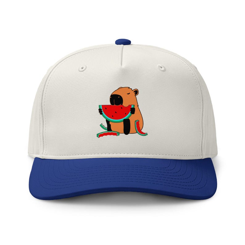 Capybara Two-Tone Baseball Cap | Streetwear Snapback Hat