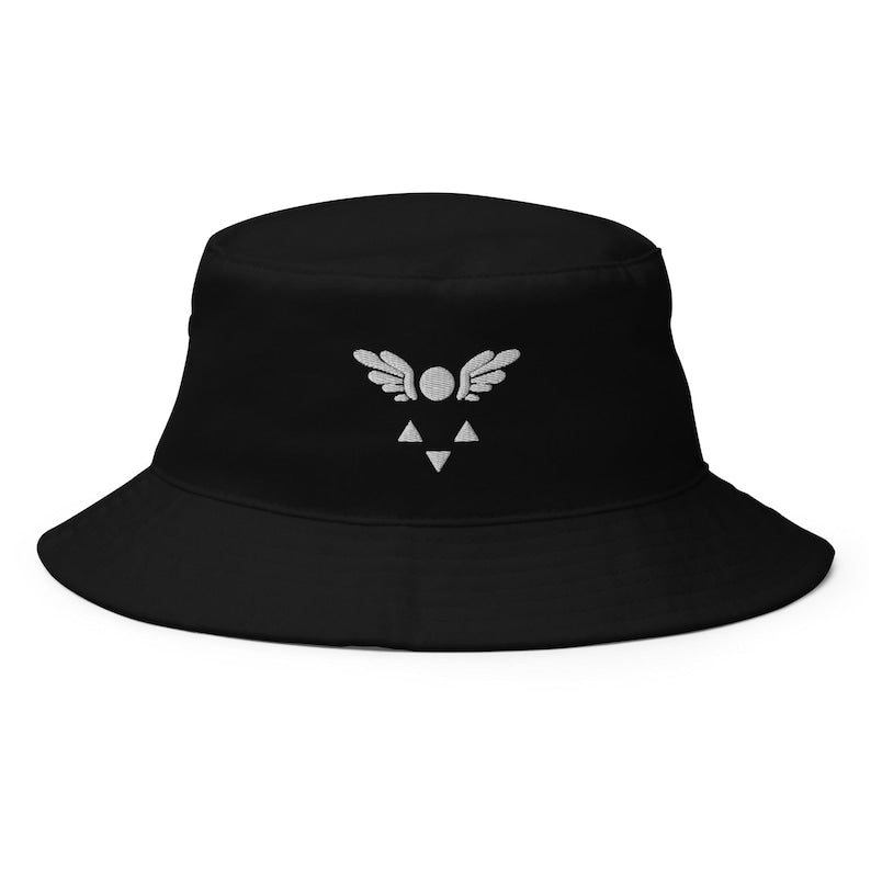 Deltarune-Inspired Logo Embroidered Bucket Hat | Unofficial Video Game Fan Merch