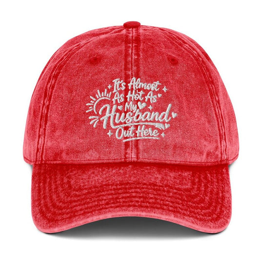 Embroidered Vintage Cotton Twill Cap | Funny Summer Vacation Beach Hat | Gift for Her
