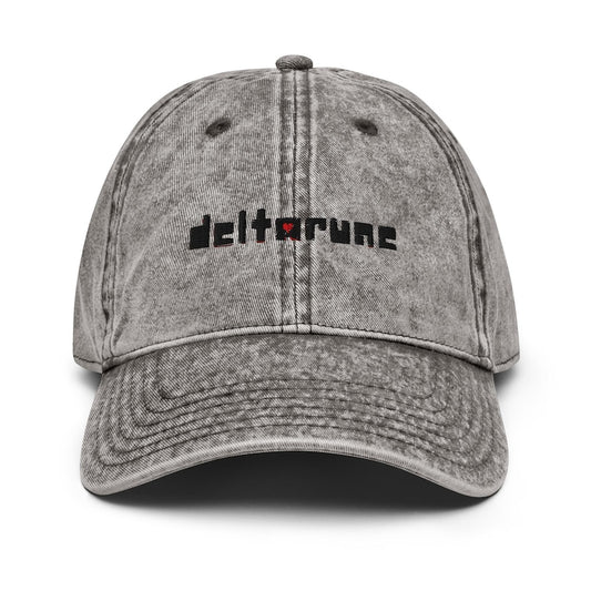 Deltarune Embroidered Vintage Cap