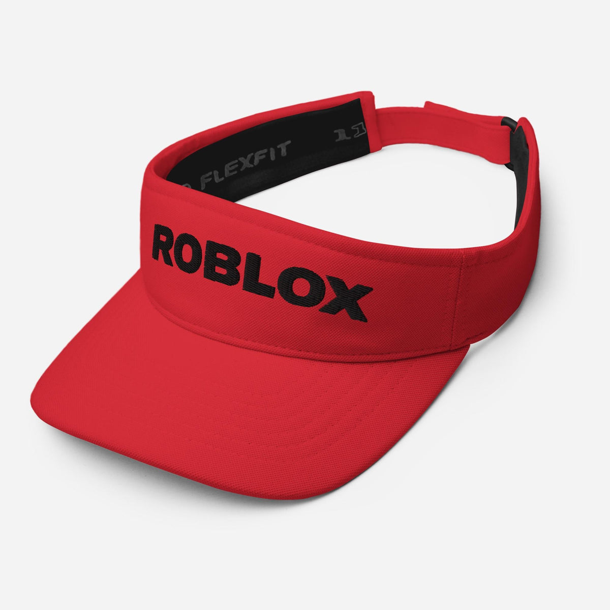 Forsaken Elliot red embroidered visor – product view 2