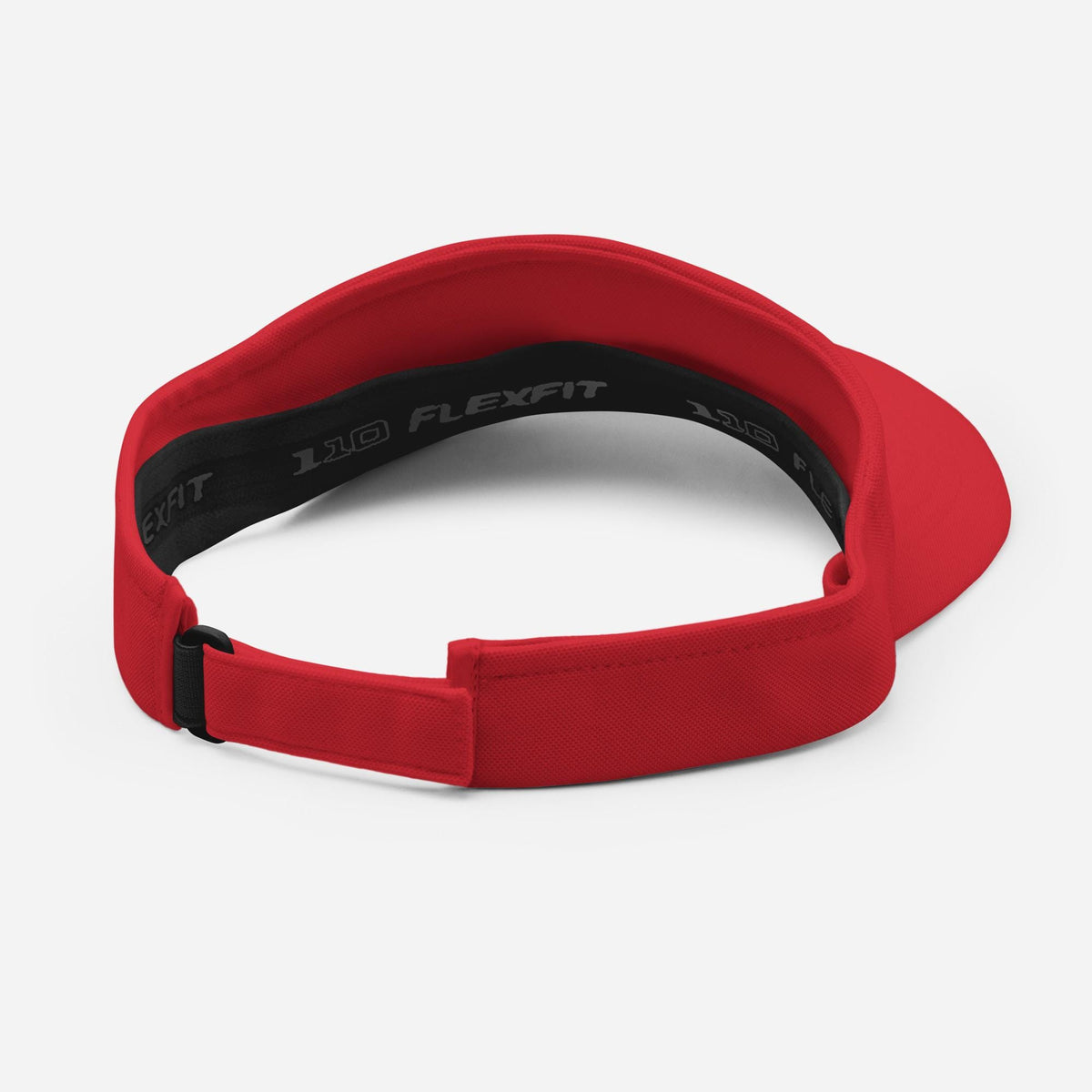 Forsaken Elliot red embroidered visor – product view 3