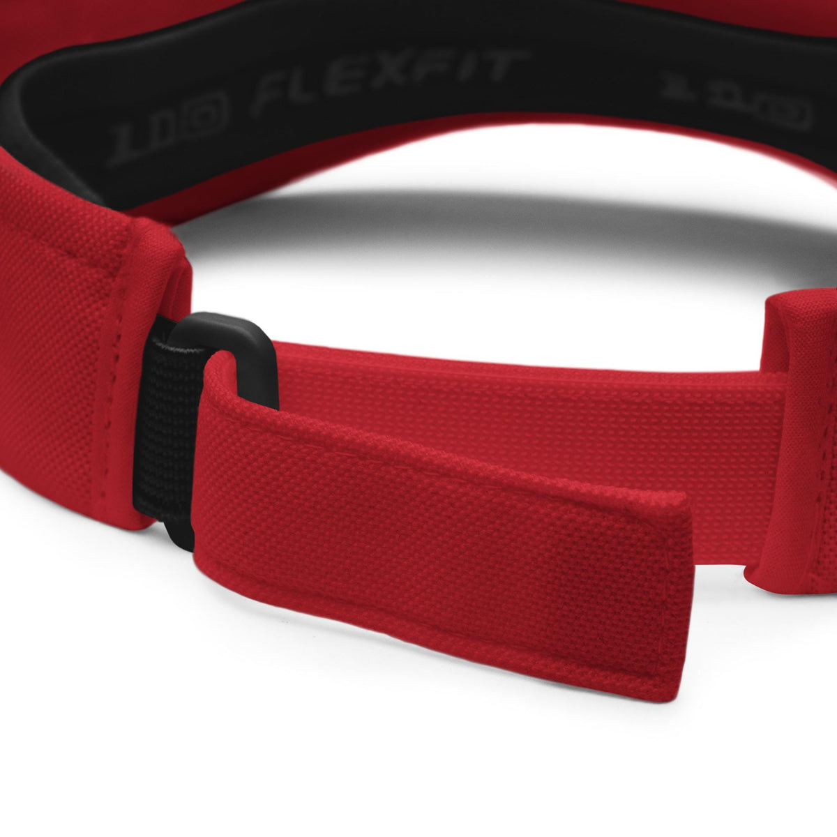 Forsaken Elliot red embroidered visor – product view 4