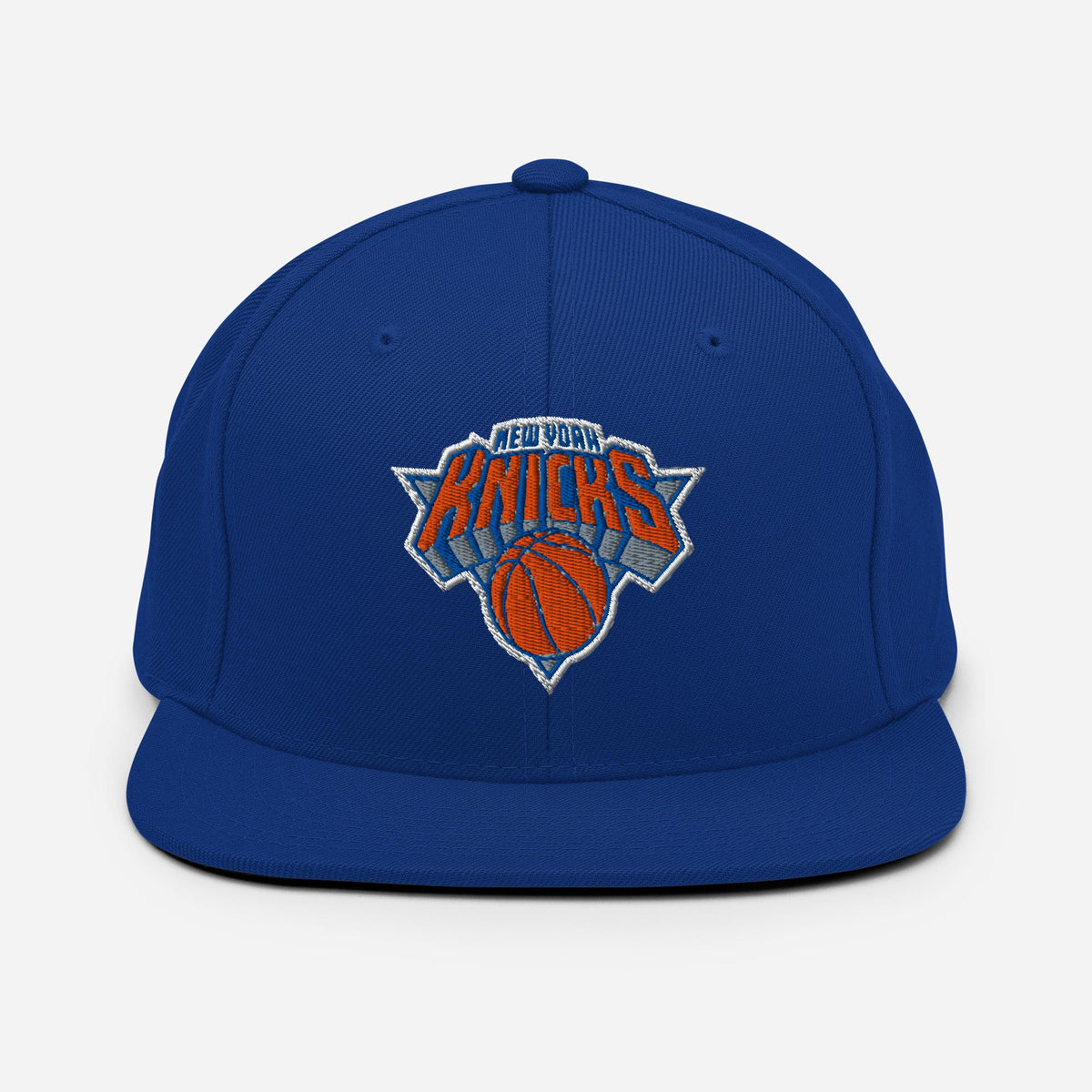 NY Knicks Embroidered Snapback Hat – product view 2
