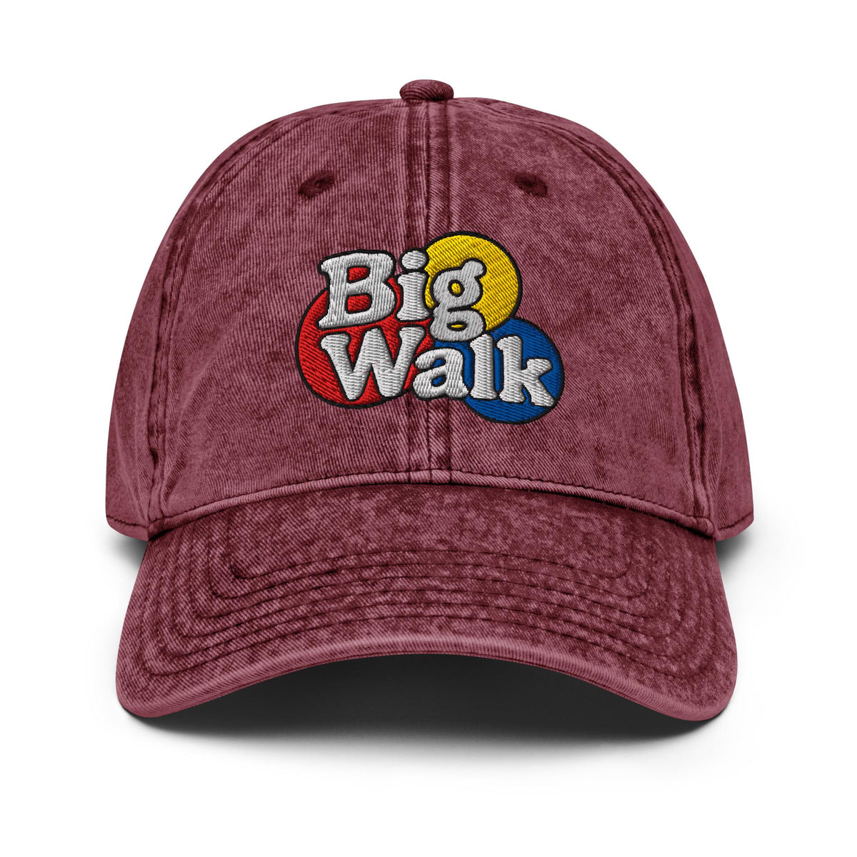 Big Walk Embroidered Vintage Cap – product view 6