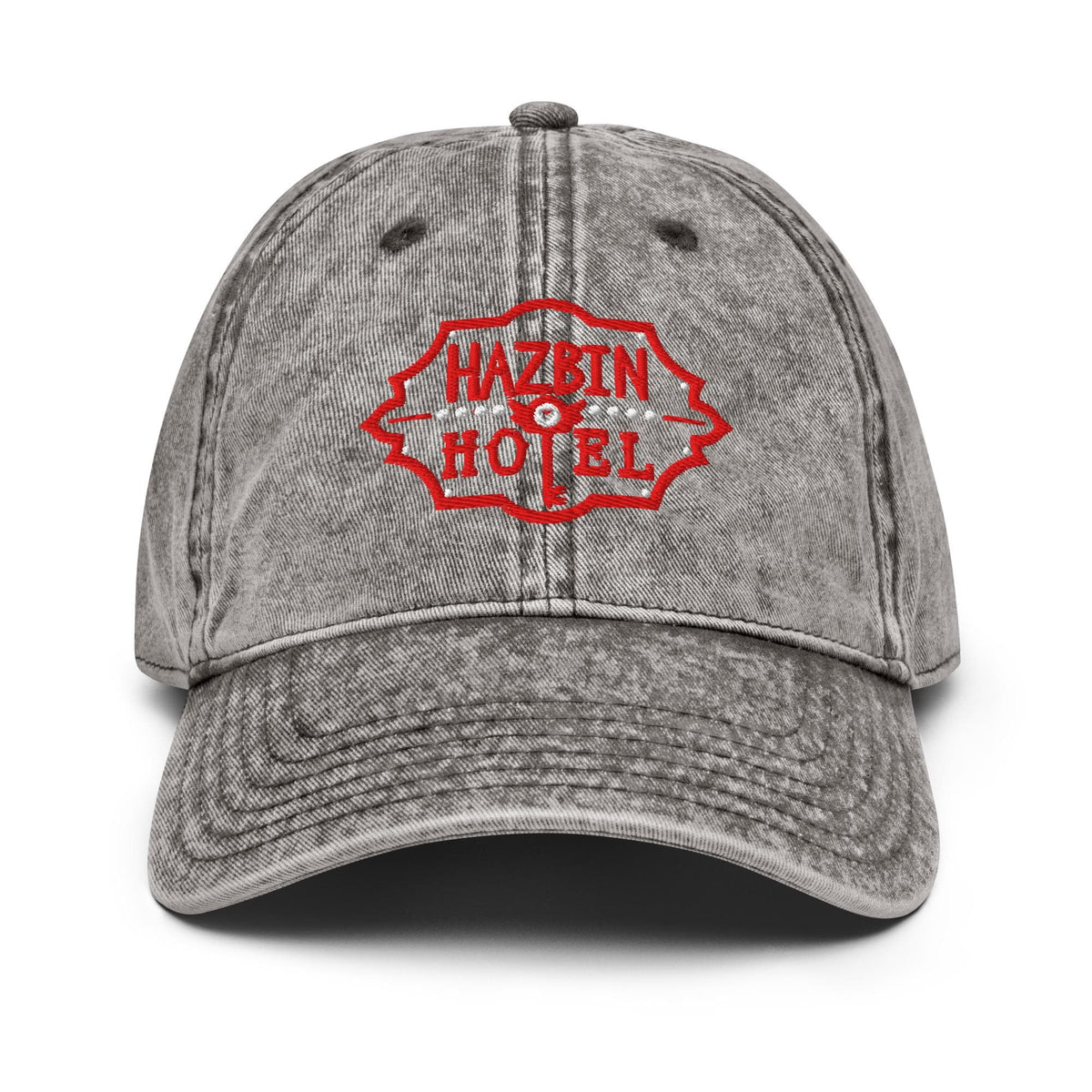 Hazbin Hotel Embroidered Vintage Cap – product view 2