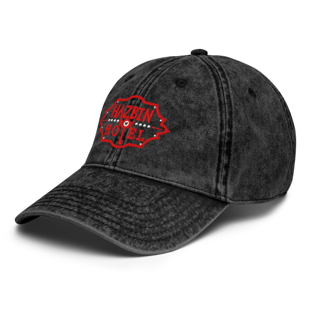 Hazbin Hotel Embroidered Vintage Cap – product view 4