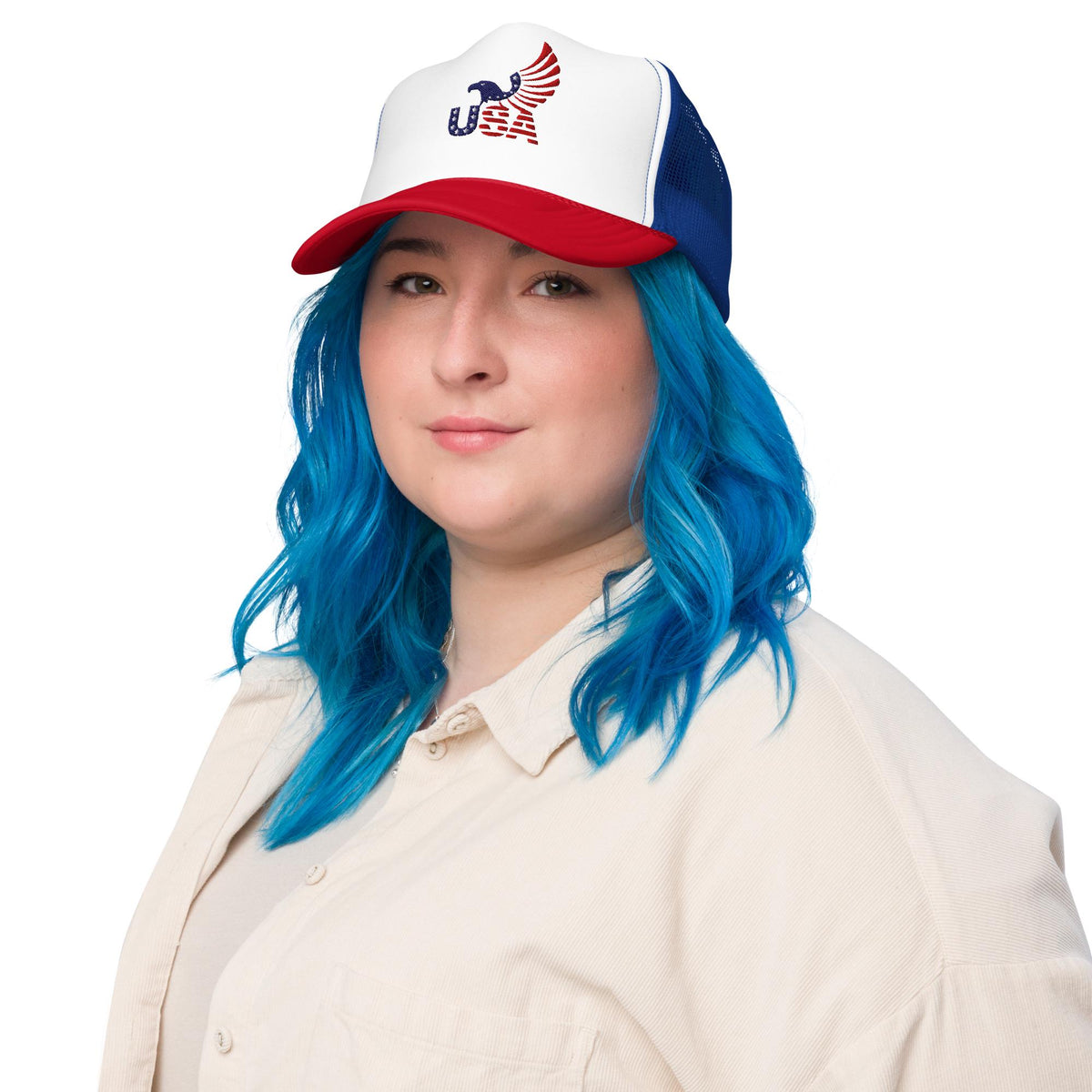 USA Independence Day Trucker Hat – product view 3