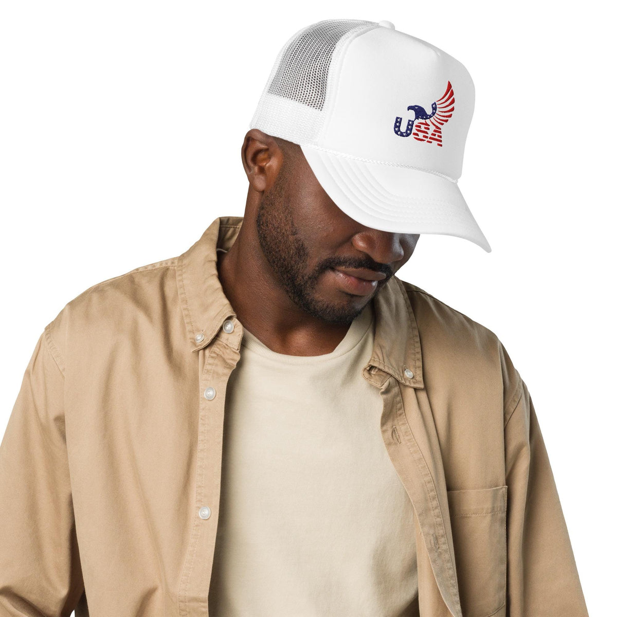 USA Independence Day Trucker Hat – product view 4