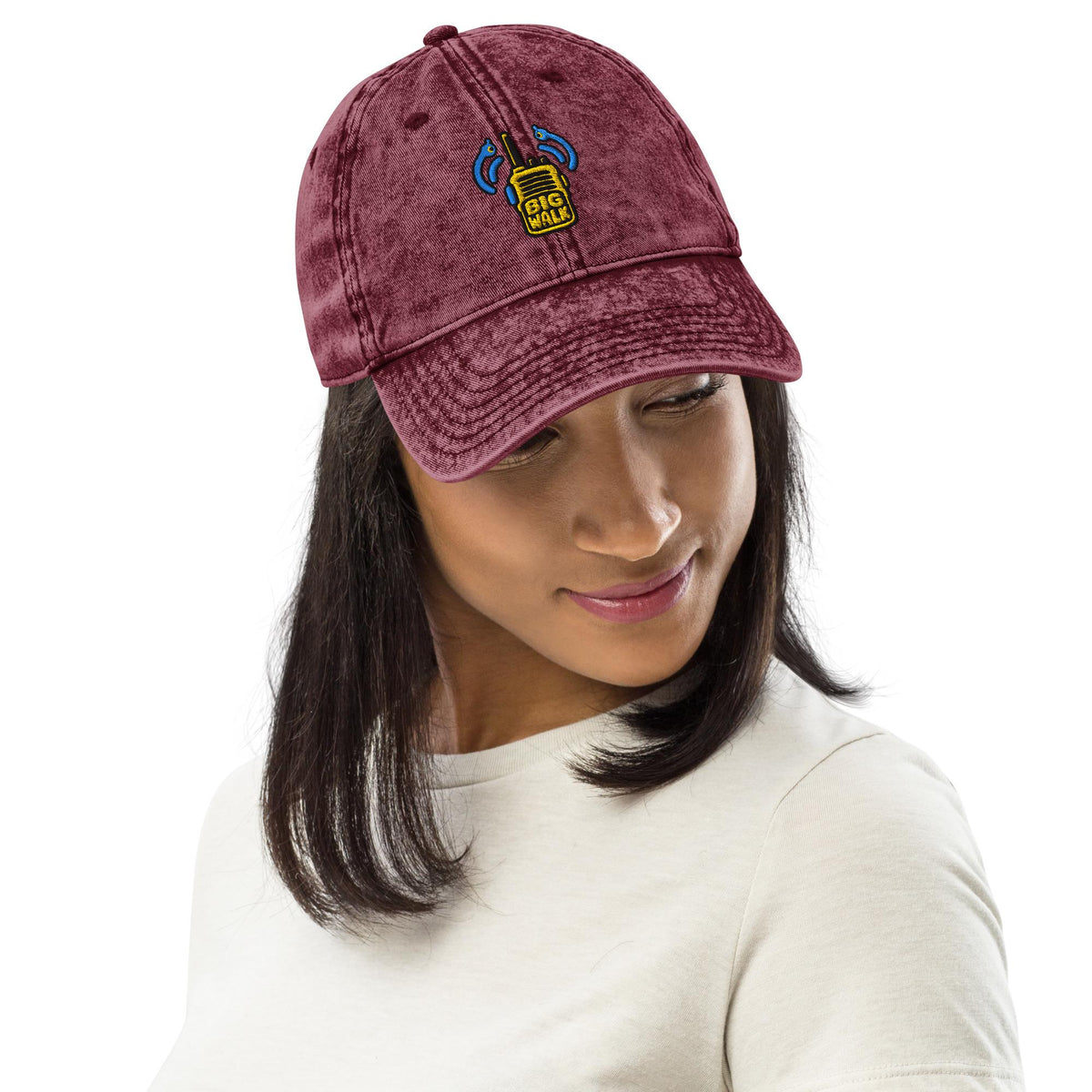 Big Walk Walkie Talkie Embroidered Hat – product view 6