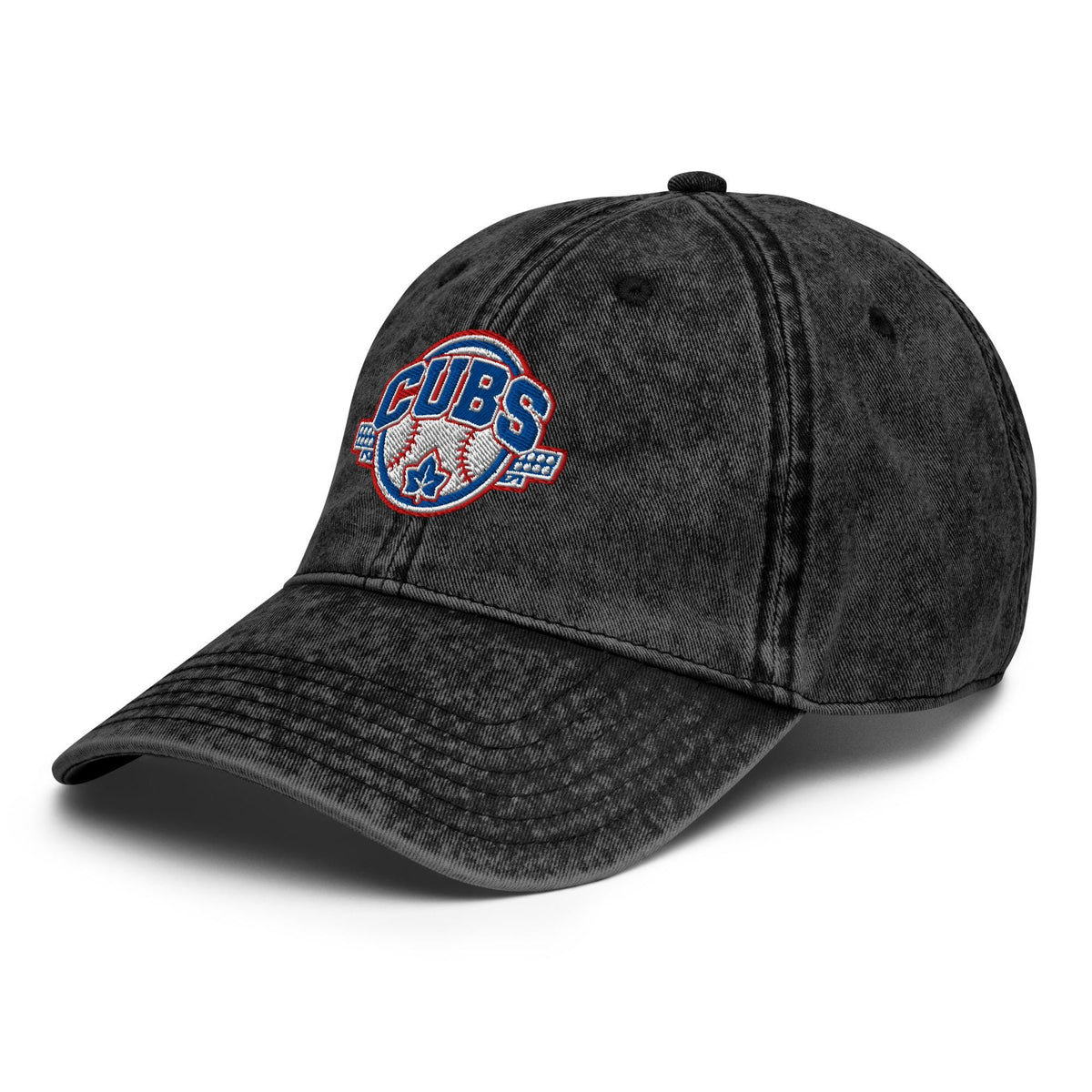 Cubs Baseball Embroidered Hat – product view 3