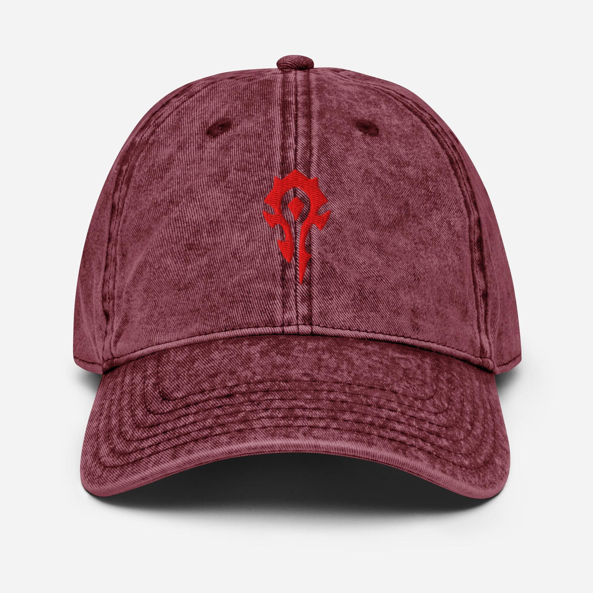 World of Warcraft Embroidered Vintage Cap – product view 4